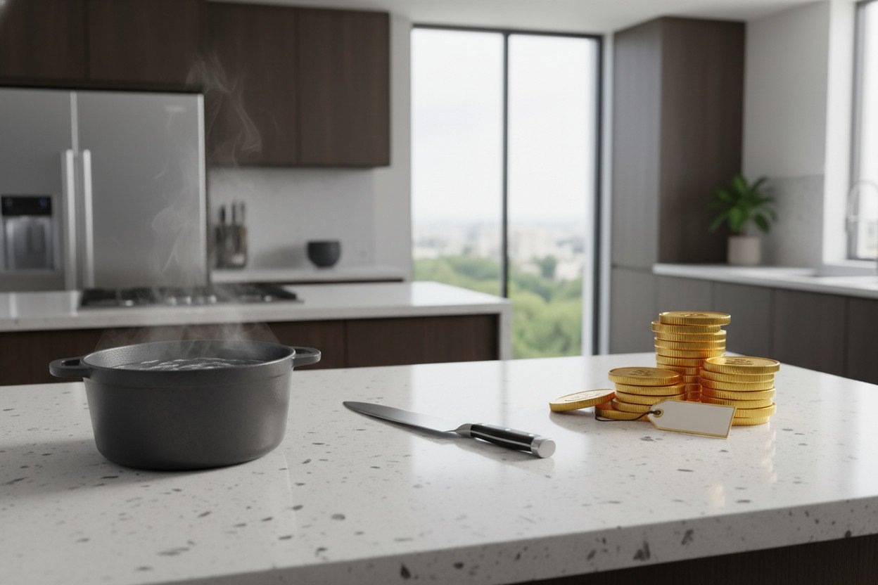 Blat kwarcowy — trwałość i cena konglomeratu