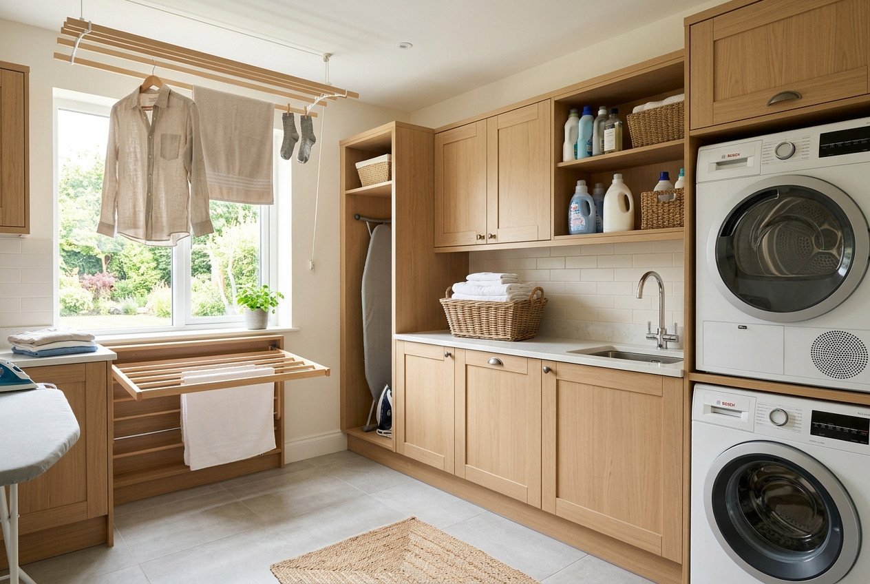 Ile miejsca potrzebuje domowa pralnia i suszarnia