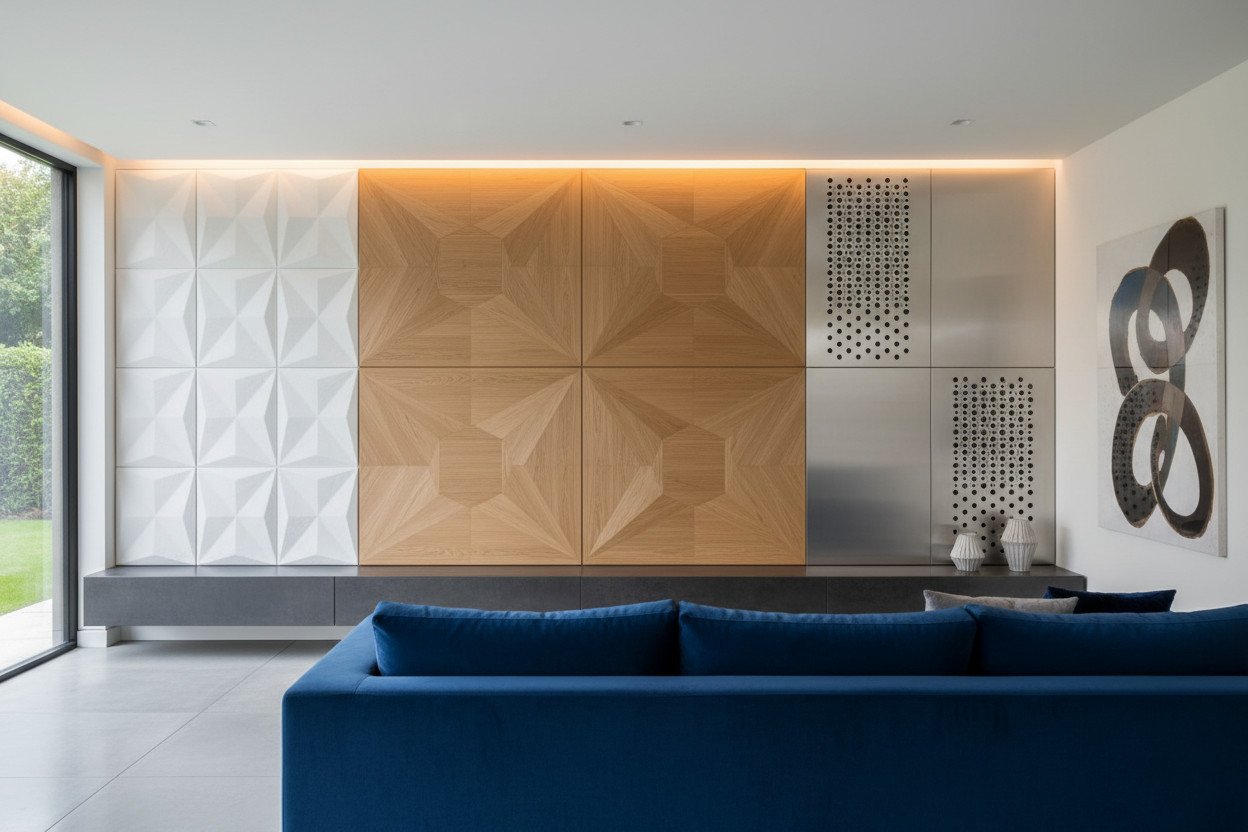 Inne materiały używane przy ścianach 3D