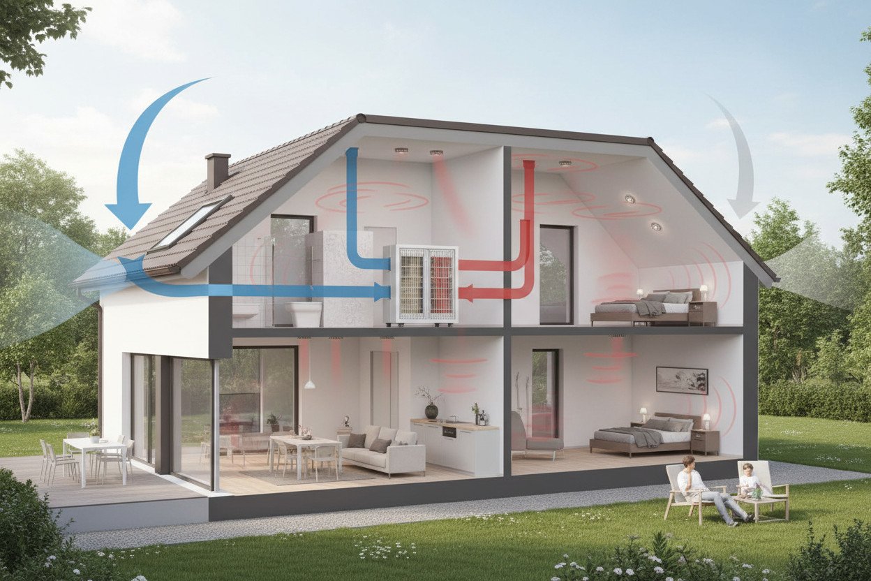 Jak działa wentylacja mechaniczna z odzyskiem ciepła