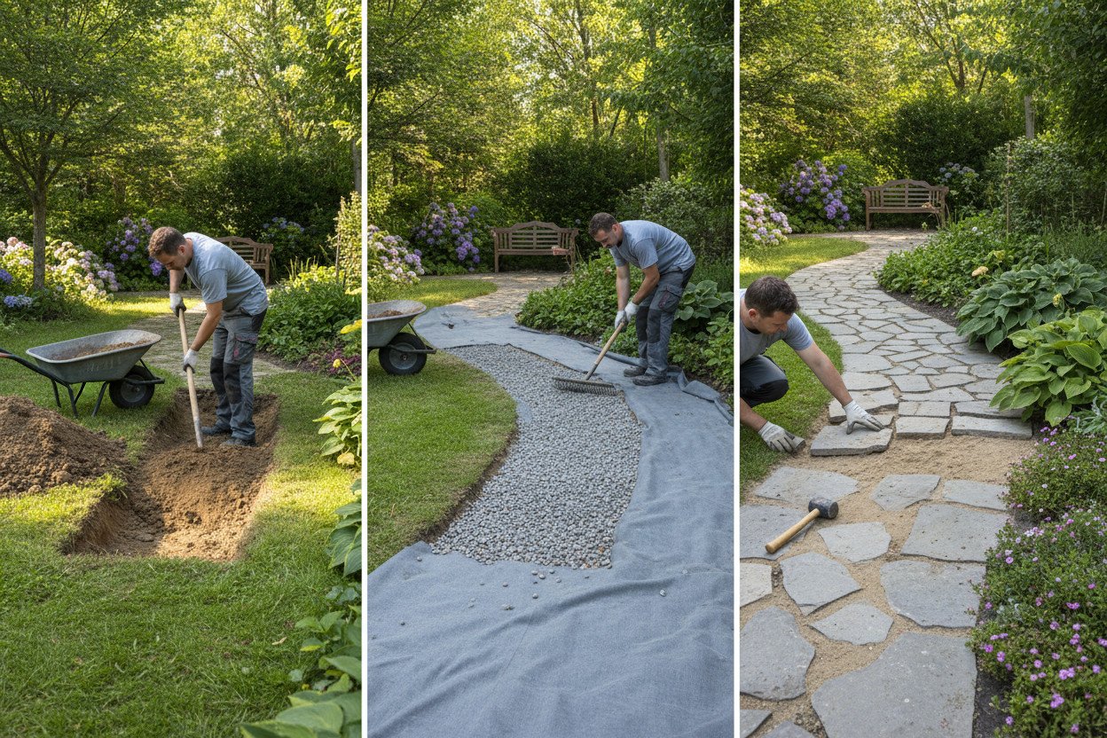 Jak samodzielnie ułożyć ścieżkę ogrodową krok po kroku