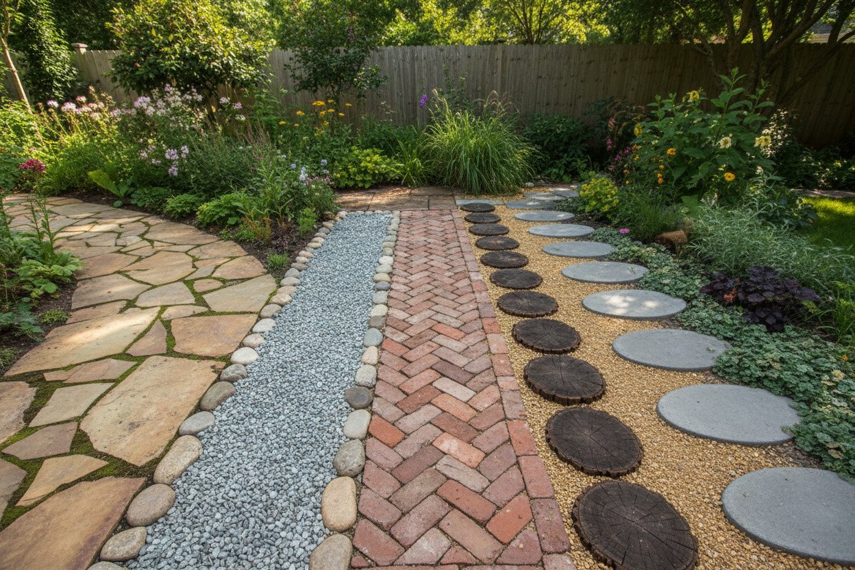 Popularne materiały na ścieżkę ogrodową