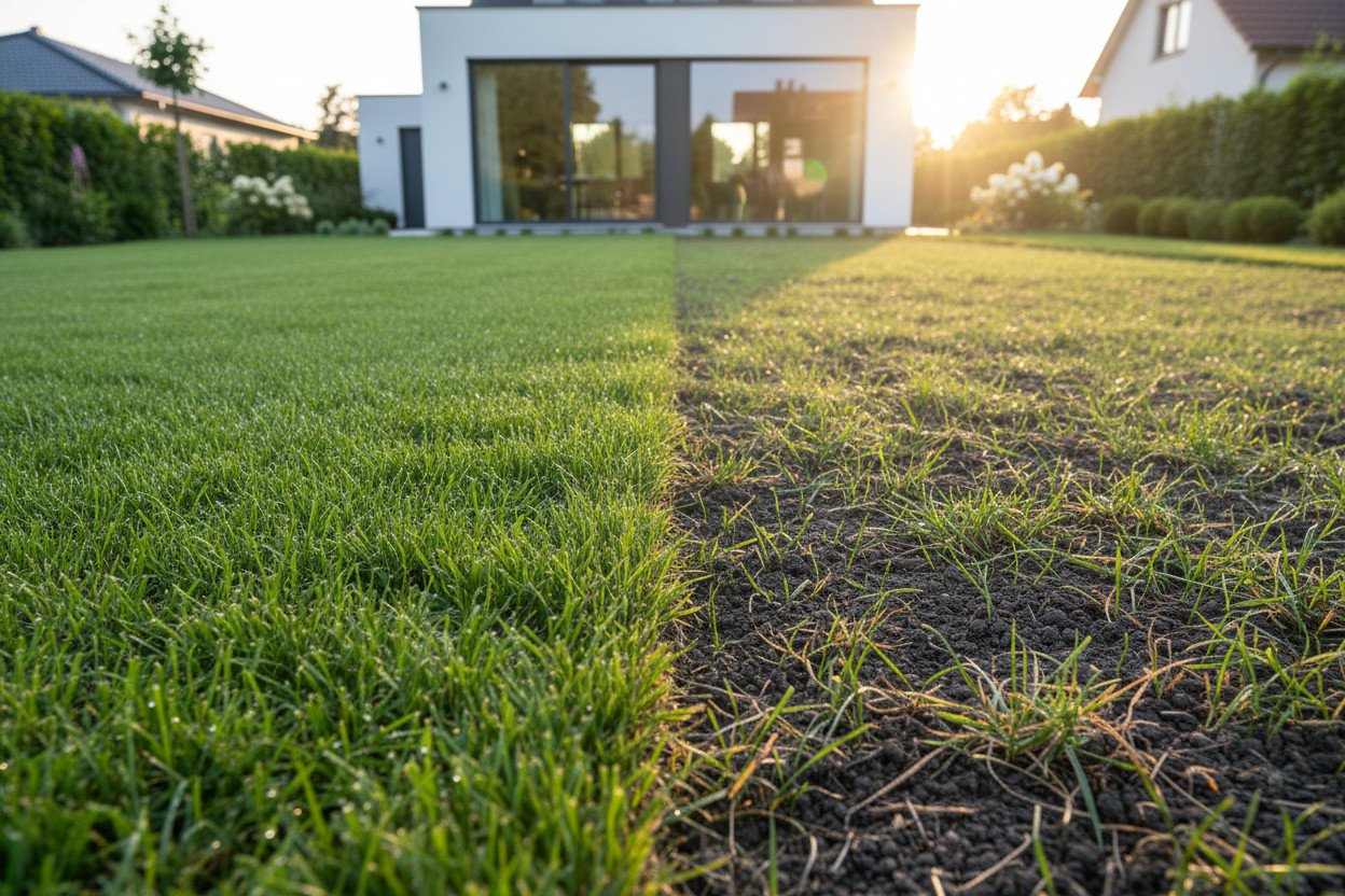 Porównanie efektów — kiedy trawnik wygląda dobrze i jak długo działa
