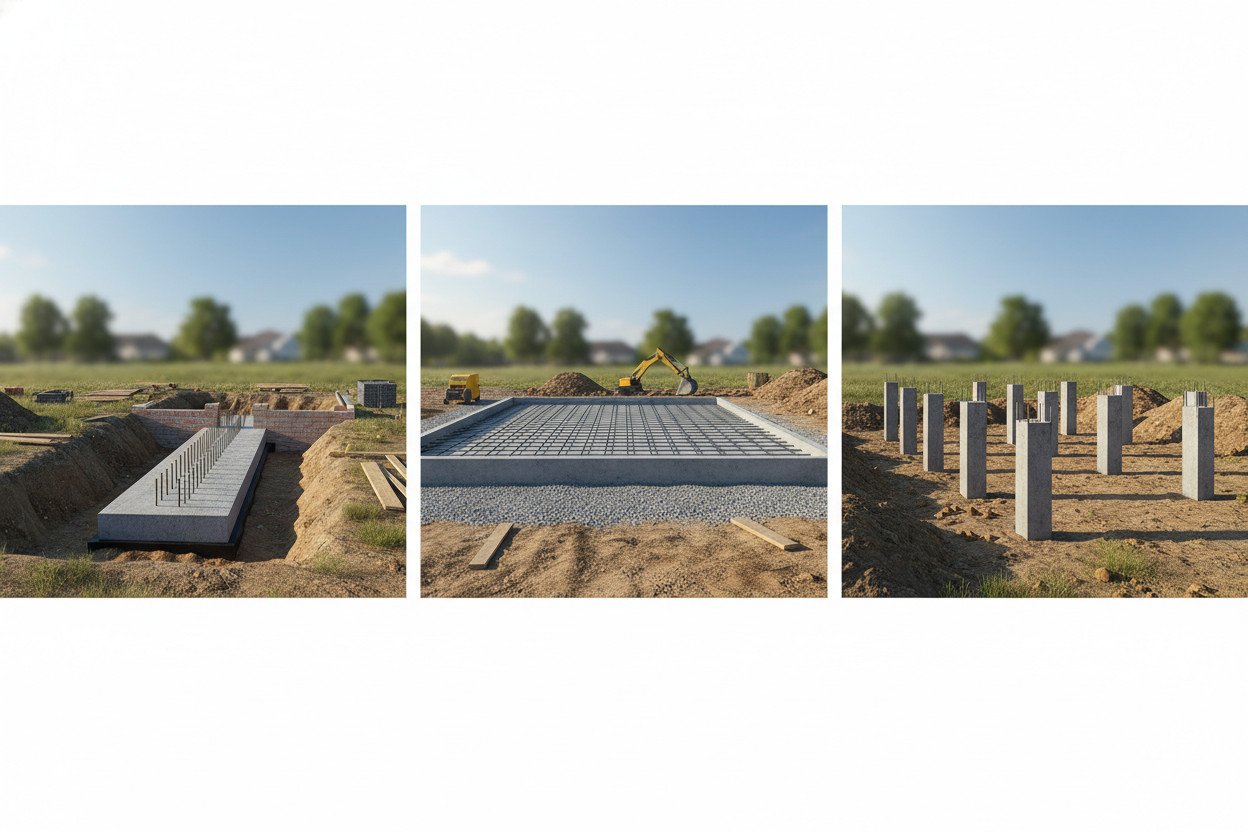 Rodzaje fundamentów stosowanych w budownictwie jednorodzinnym