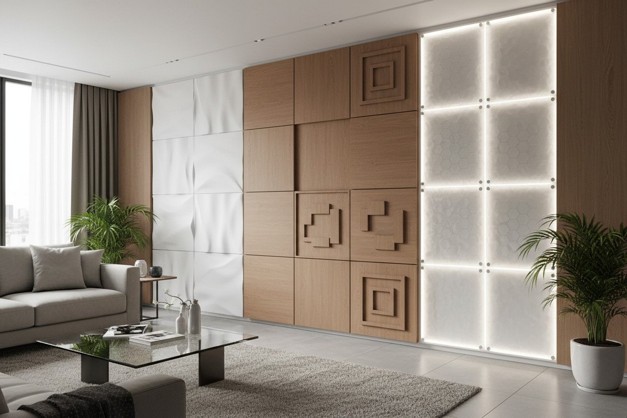 Rodzaje materiałów — gipsowe panele, MDF i inne warianty